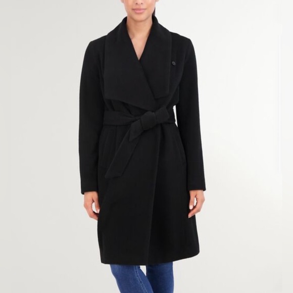 Cole Haan Women's Belted Wrap Coat - Size: 10 - Picture 1 of 8